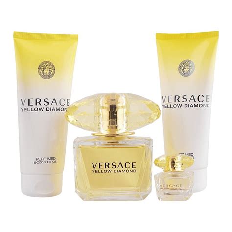 yellow diamond versace sizes|Versace Yellow Diamond gift set.